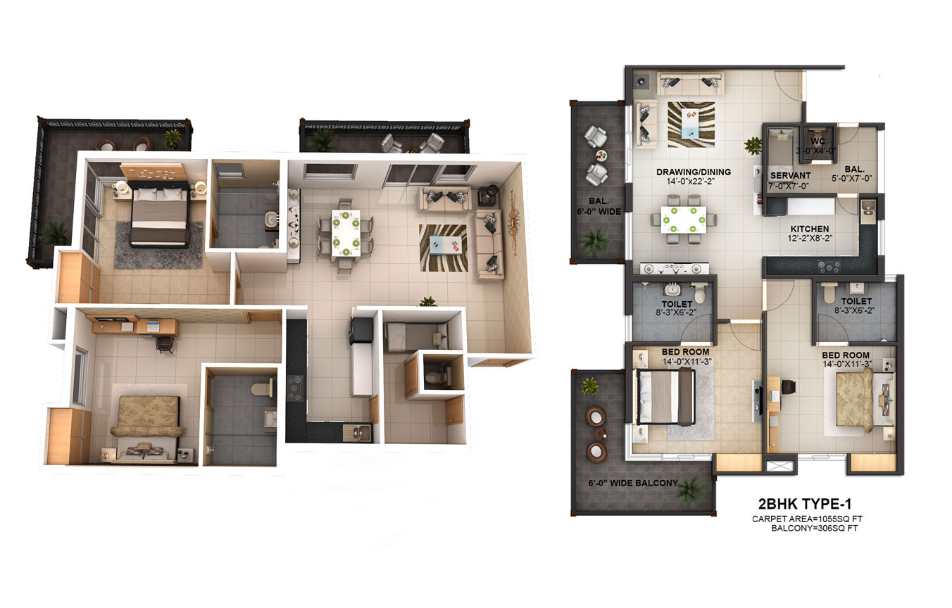 1BHK